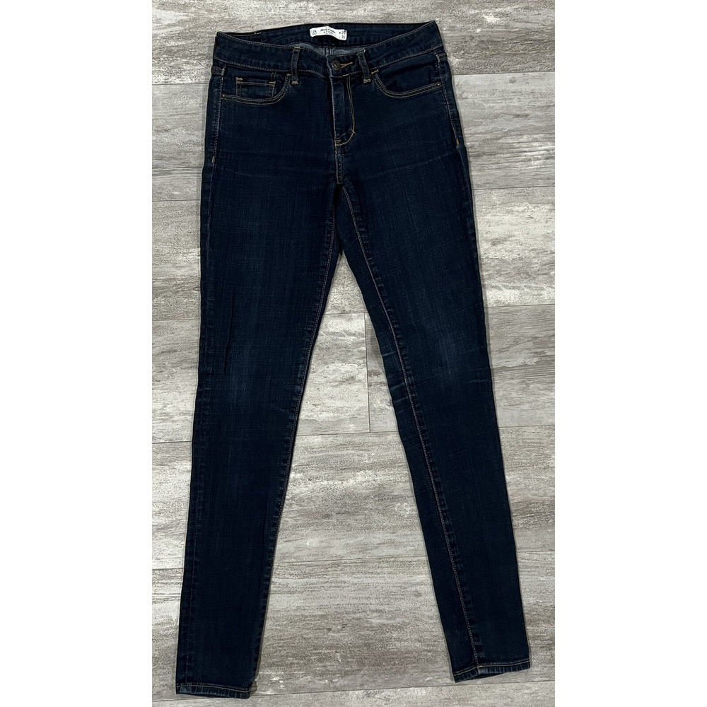 Womens Abercrombie & Fitch Blue Denim Stretch Jeans Size 2R 26x30 EUC